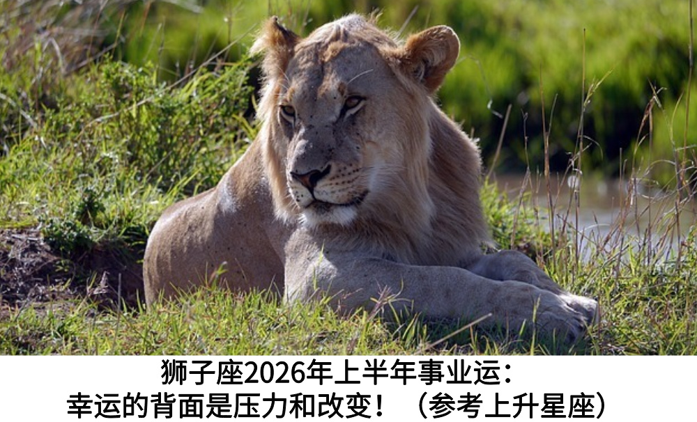 狮子座2026年上半年事业运:幸运的背面是压力和改变!(参考上升星座)