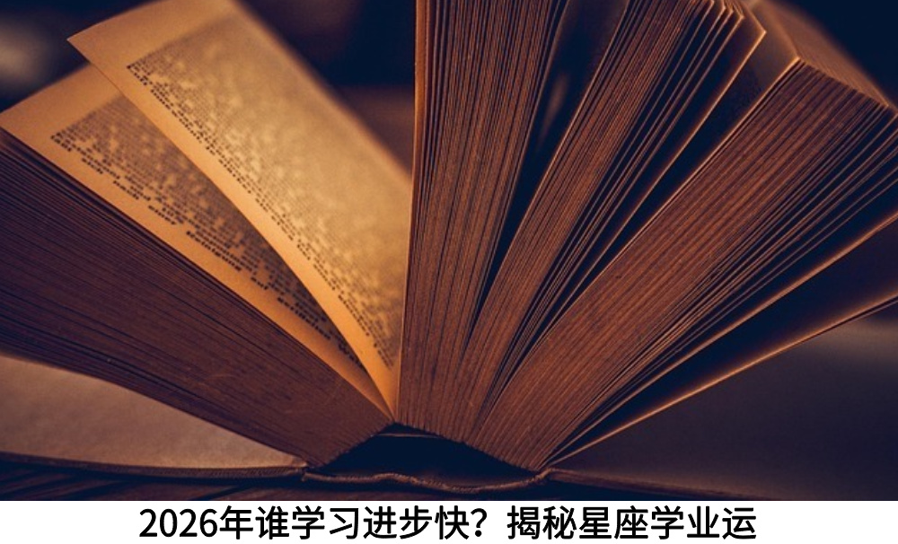 2026年谁学习进步快?揭秘星座学业运