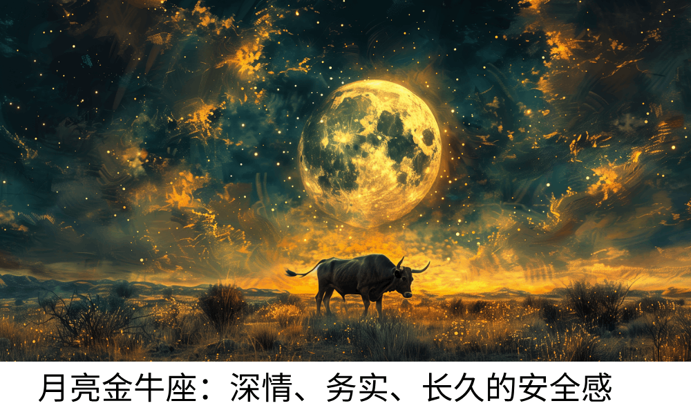 月亮金牛座:深情、务实、长久的安全感
