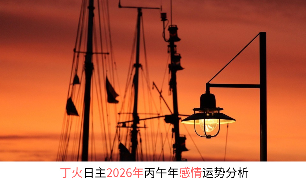 丁火日主2026年丙午年感情运势分析