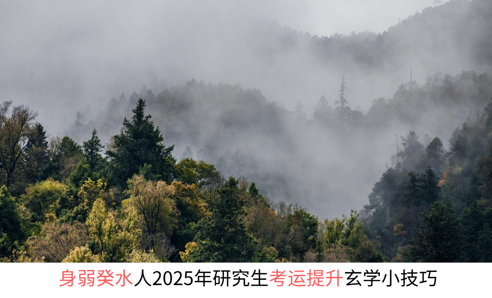 身弱癸水人2025年研究生考运提升玄学小技巧
