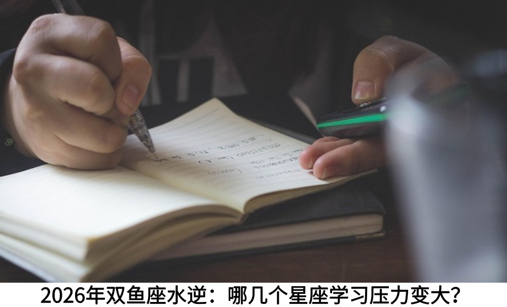 2026年双鱼座水逆:哪几个星座学习压力变大?