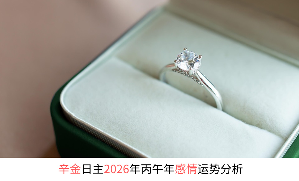 辛金日主2026年丙午年感情运势分析