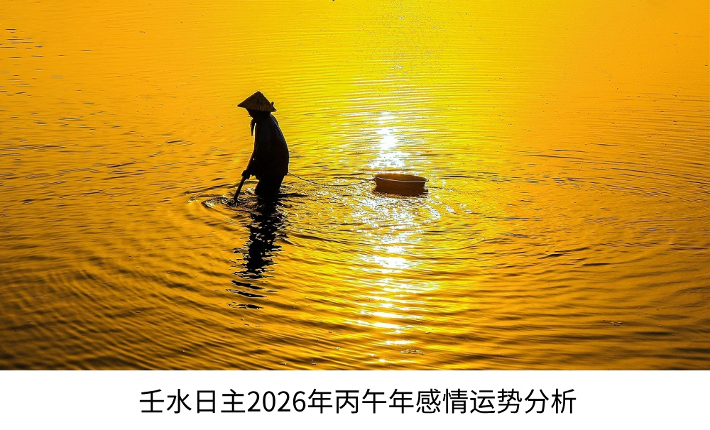 壬水日主2026年丙午年感情运势分析