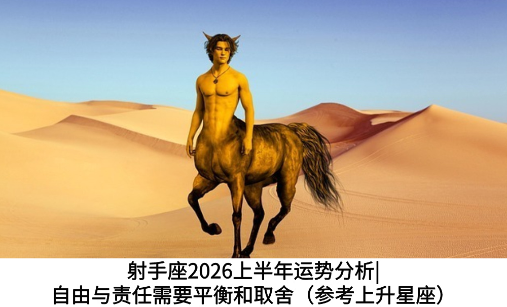 射手座2026上半年运势分析|自由与责任需要平衡和取舍(参考上升星座)
