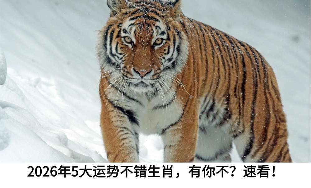 2026年5大运势不错生肖,有你不?速看!