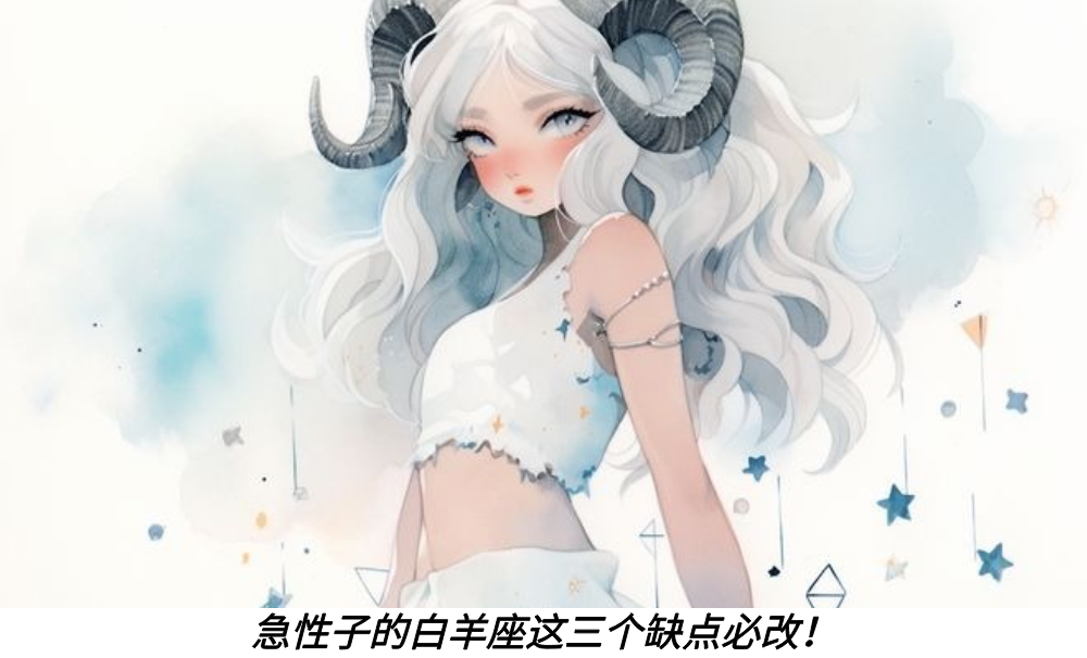 急性子的白羊座这三个缺点必改！