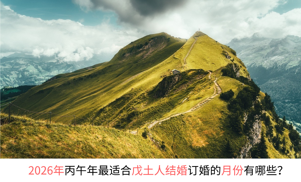 2026年最适合戊土人结婚订婚的月份有哪些？