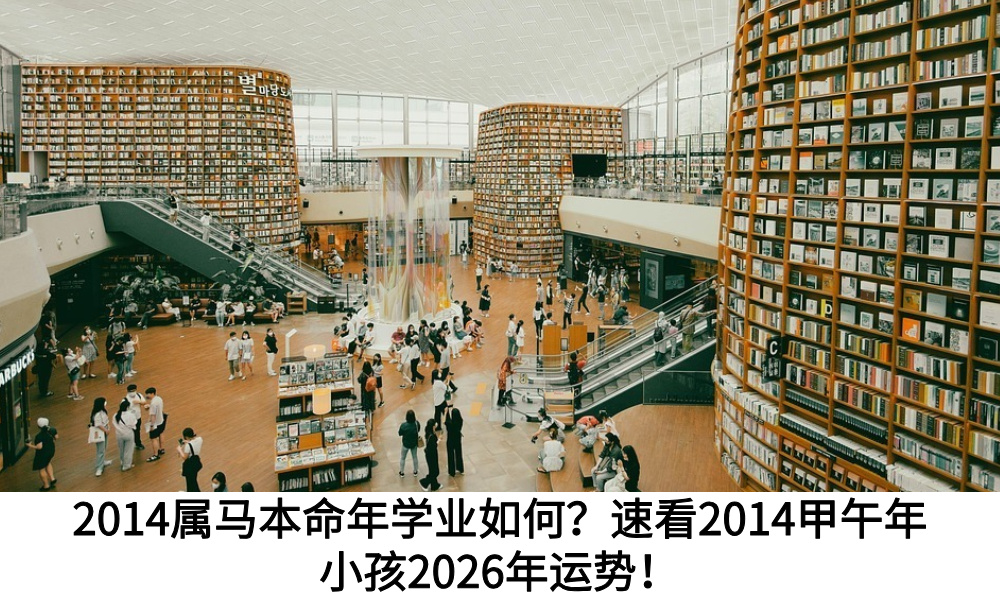 2014属马本命年学业如何？速看2014甲午年小孩2026年运势！