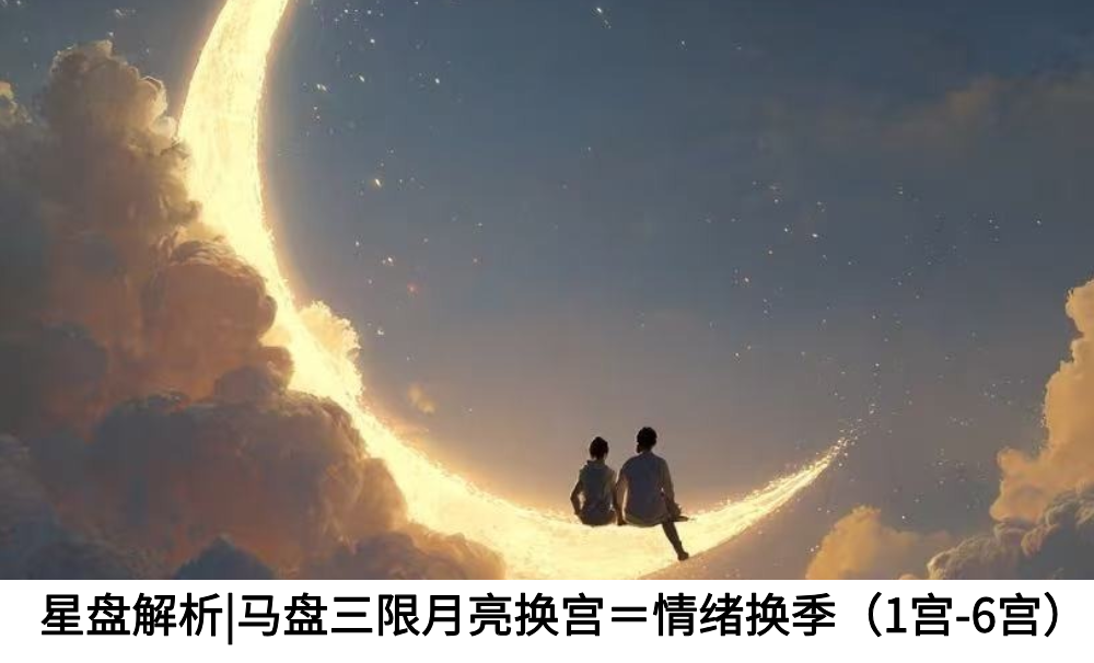 星盘解析|马盘三限月亮换宫＝情绪换季（1宫-6宫）