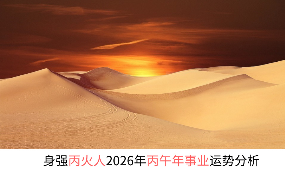 身强丙火人2026年丙午年事业运势分析