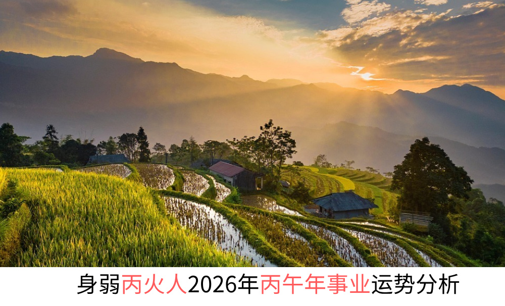 身弱丙火人2026年丙午年事业运势分析