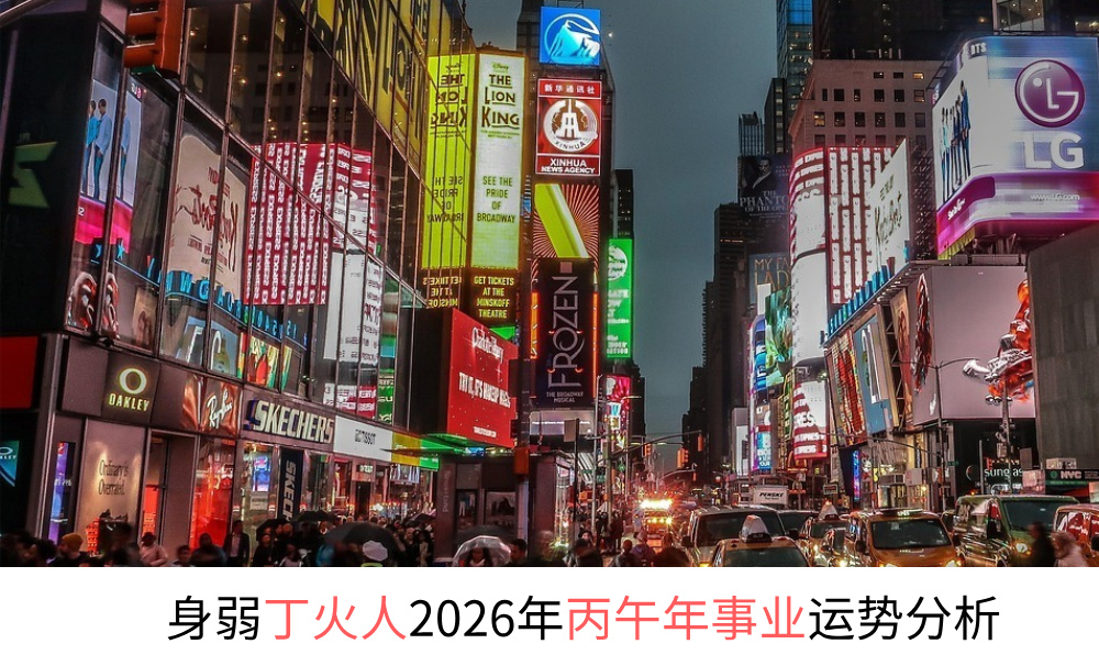 身弱丁火人2026年丙午年事业运势分析