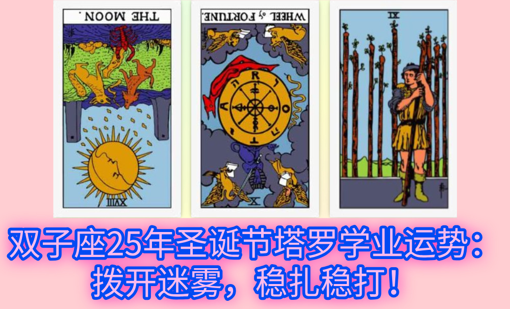 双子座25年圣诞节塔罗学业运势:拨开迷雾,稳扎稳打!