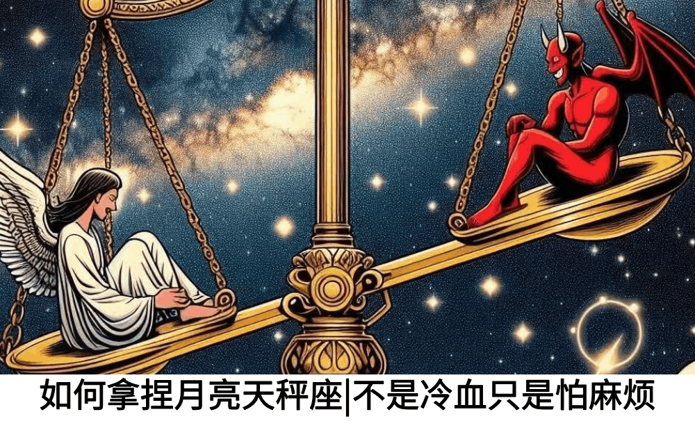 如何拿捏月亮天秤座|不是冷血只是怕麻烦