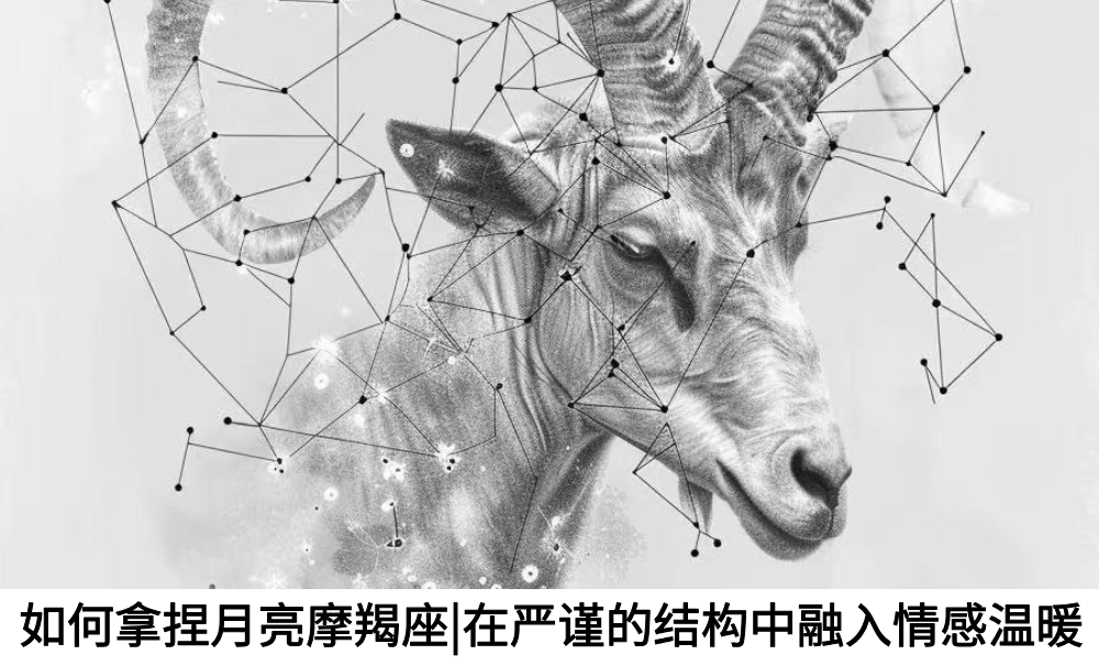 如何拿捏月亮摩羯座|在严谨的结构中融入情感温暖