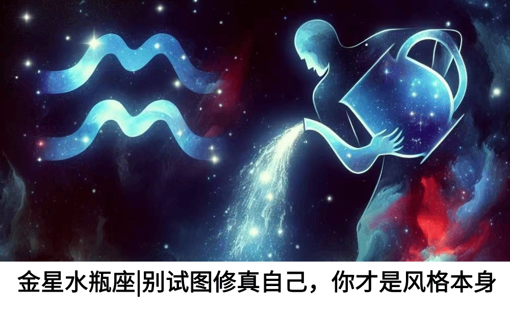 金星水瓶座|别试图修真自己，你才是风格本身