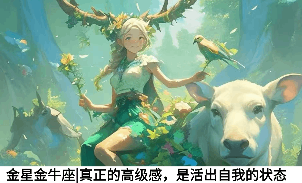 金星金牛座|真正的高级感，是活出自我的状态
