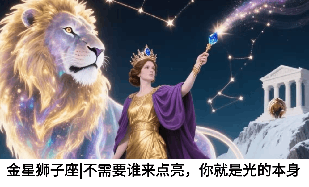 金星狮子座|不需要谁来点亮，你就是光的本身