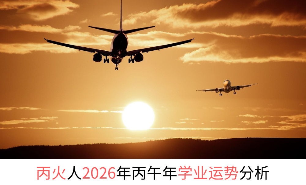 丙火人2026年丙午年学业运势分析