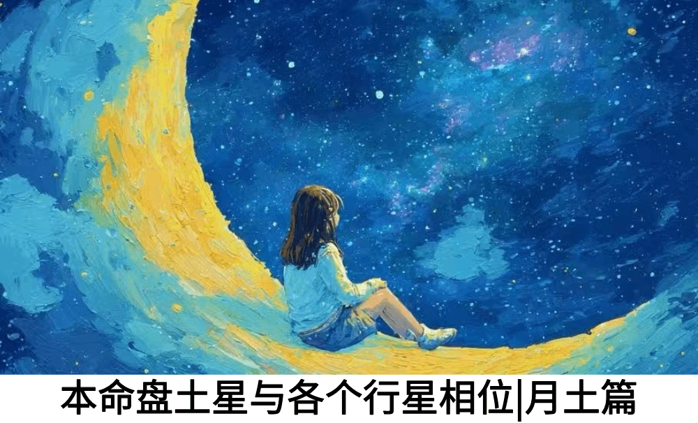 本命盘土星与各个行星相位|月土篇