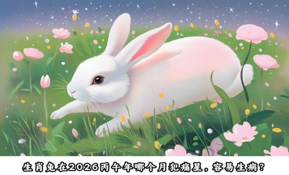 生肖兔在2026丙午年哪个月犯痛星，容易生病？