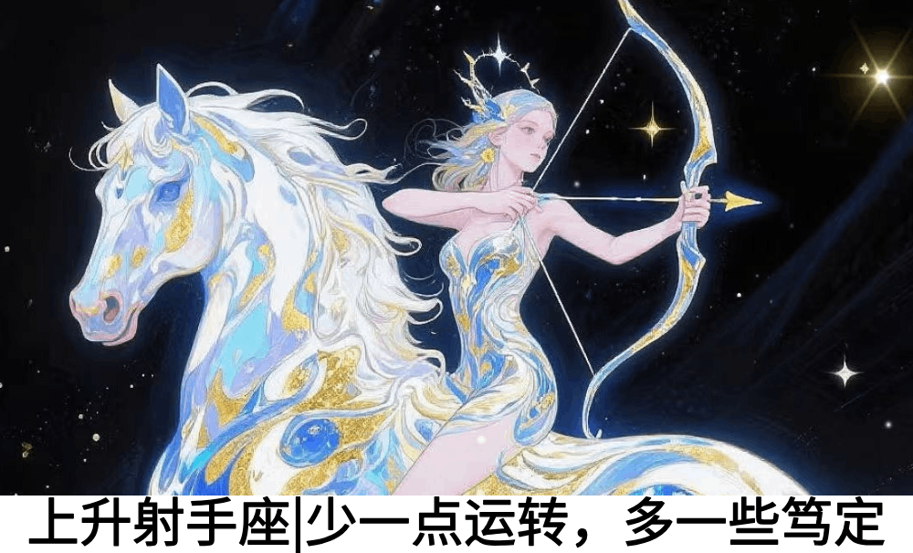 上升射手座|少一点运转，多一些笃定