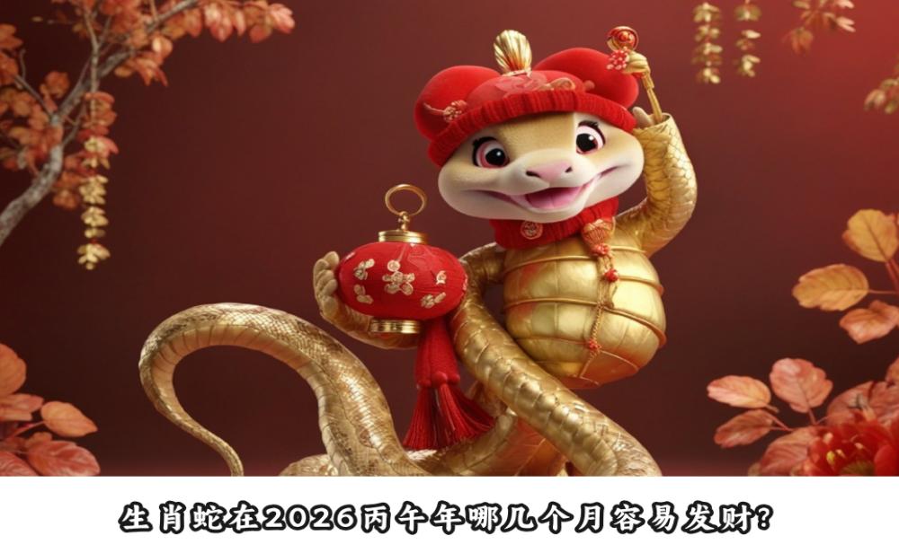 生肖蛇在2026丙午年哪几个月容易发财？