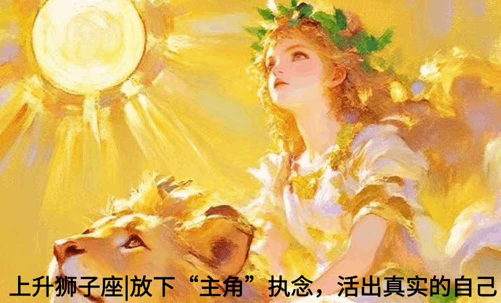 上升狮子座|放下&ldquo;主角&rdquo;执念，活出真实的自己