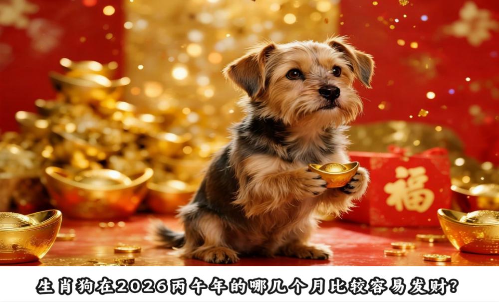生肖狗在2026丙午年的哪几个月比较容易发财？
