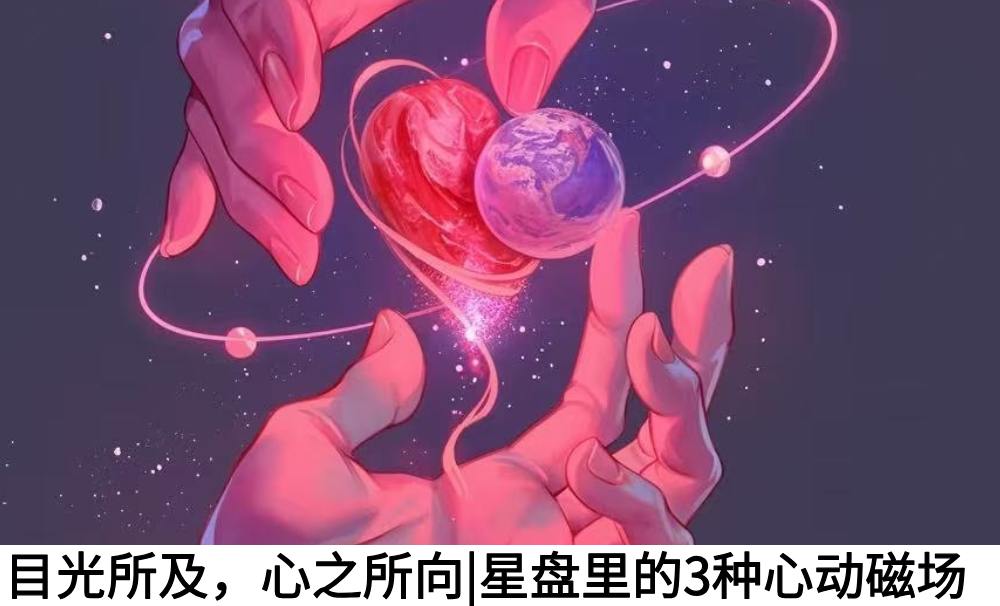 目光所及，心之所向|星盘里的3种心动磁场