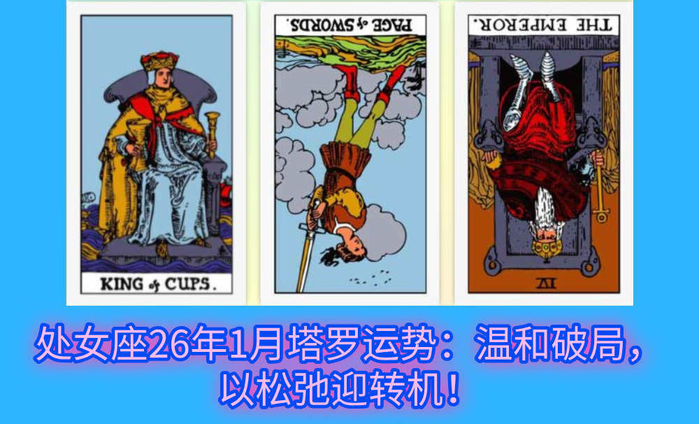 处女座26年1月塔罗运势:温和破局,以松弛迎转机!