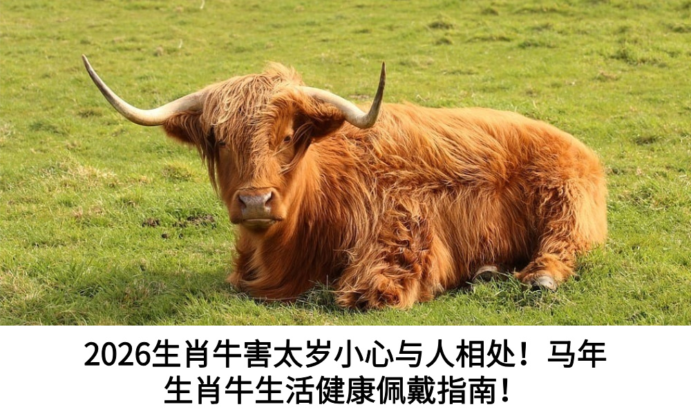 2026生肖牛害太岁小心与人相处!马年生肖牛生活健康佩戴指南!