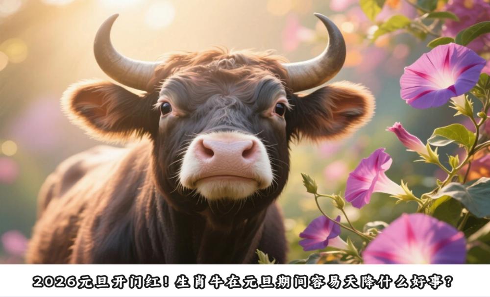 2026元旦开门红！生肖牛在元旦期间容易天降什么好事？
