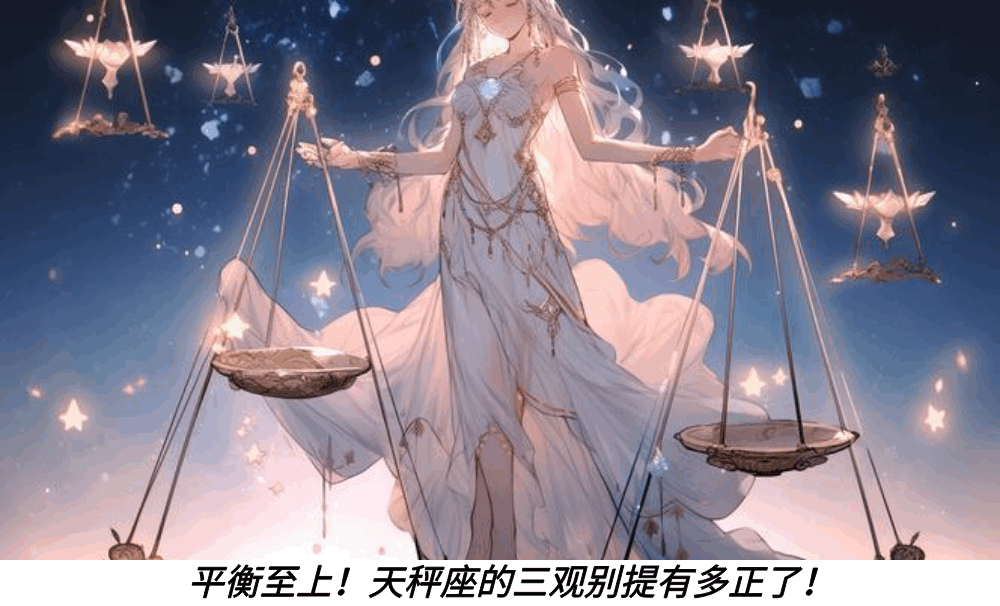 平衡至上！天秤座的三观别提有多正了！