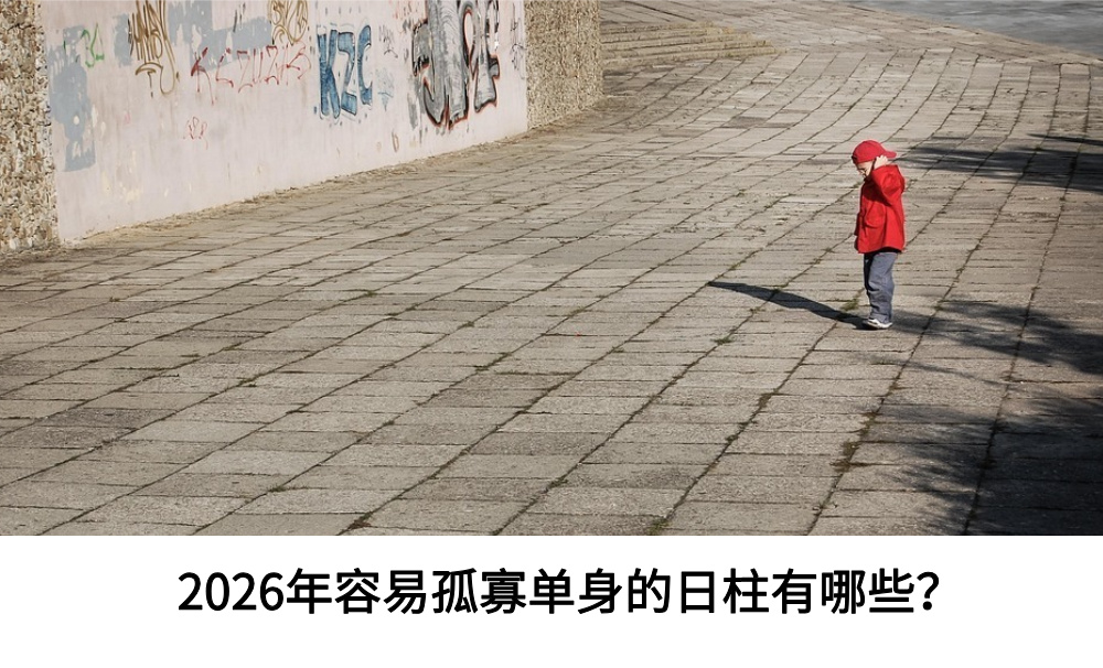 2026年容易孤寡单身的日柱有哪些？