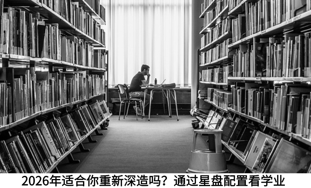 2026年适合你重新深造吗？通过星盘配置看学业
