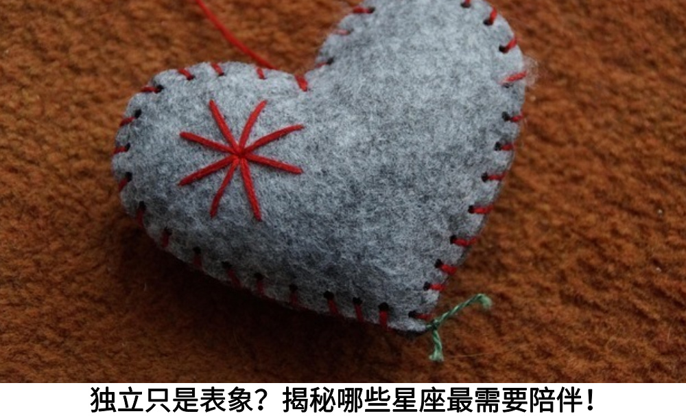 独立只是表象?揭秘哪些星座最需要陪伴!