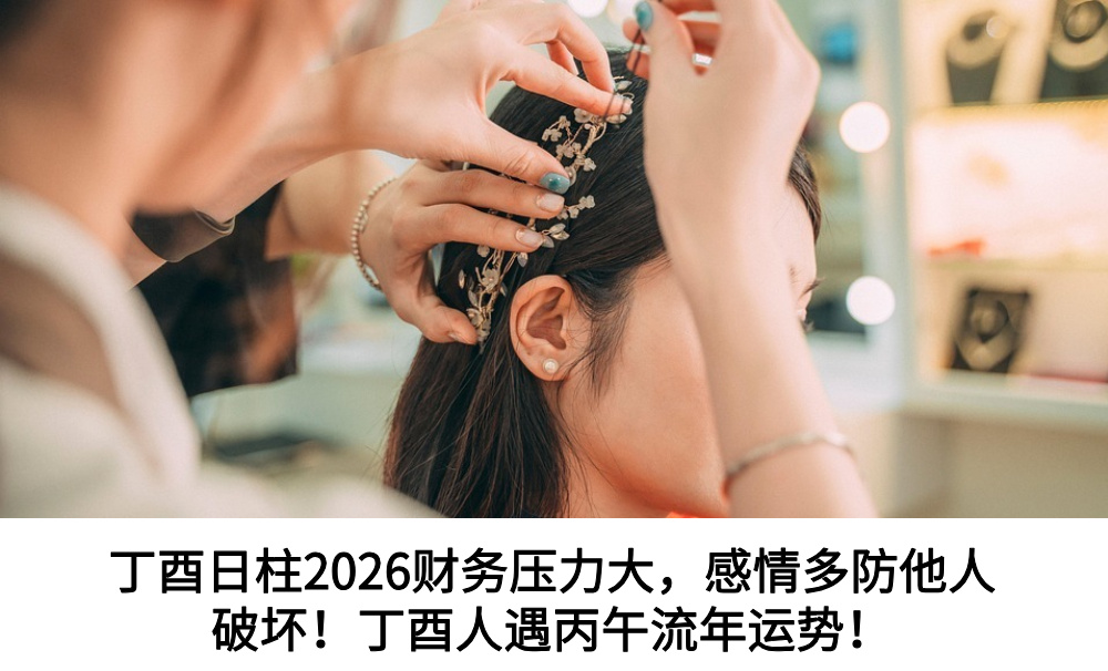 丁酉日柱2026财务压力大，感情多防他人破坏！丁酉人遇丙午流年运势！