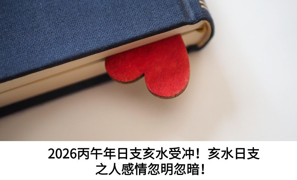 2026丙午年日支亥水受冲!亥水日支之人感情忽明忽暗!