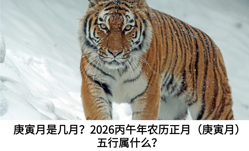 庚寅月是几月？2026丙午年农历正月（庚寅月）五行属什么？