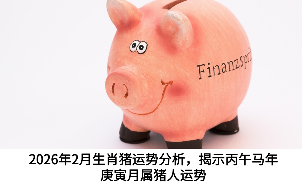 2026年2月生肖猪运势分析，揭示丙午马年庚寅月属猪人运势