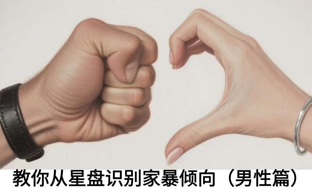 教你从星盘识别家暴倾向（男性篇）