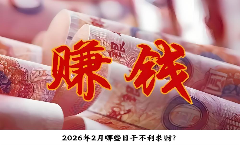 2026年2月哪些日子不利求财？