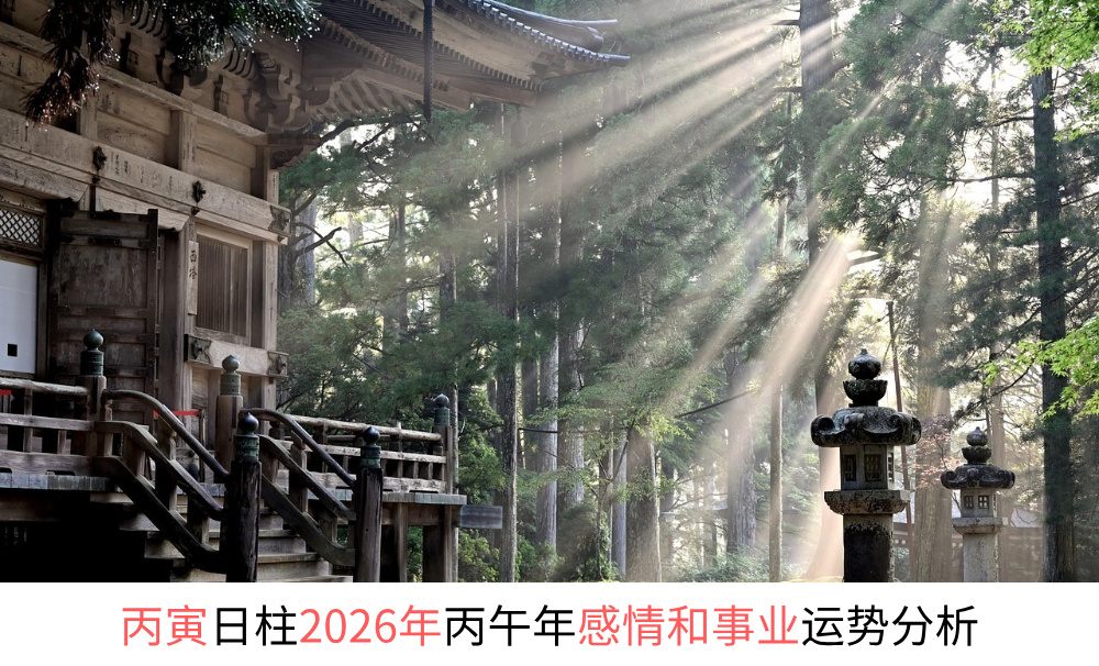 丙寅日柱2026年丙午年感情和事业财运势分析
