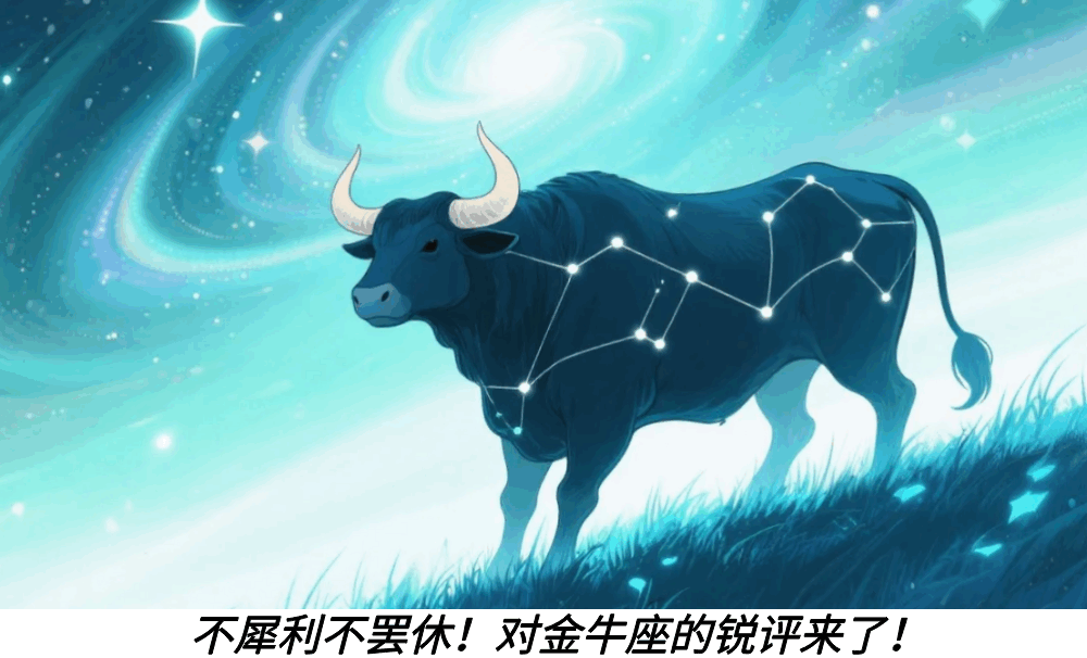 不犀利不罢休！对金牛座的锐评来了！