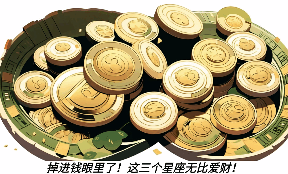 掉进钱眼里了！这三个星座无比爱财！