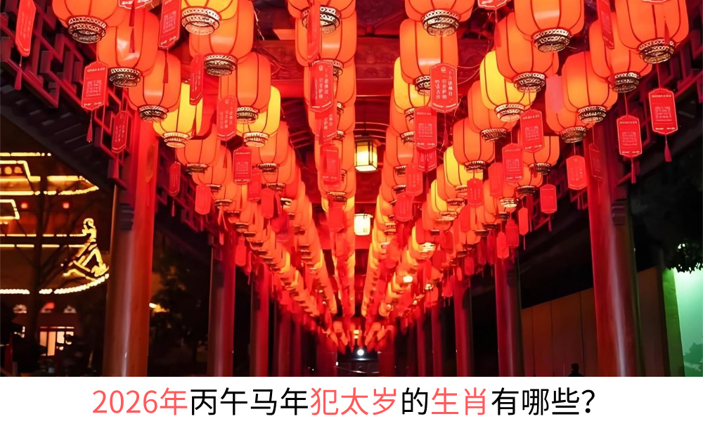 2026年丙午马年犯太岁的生肖有哪些？