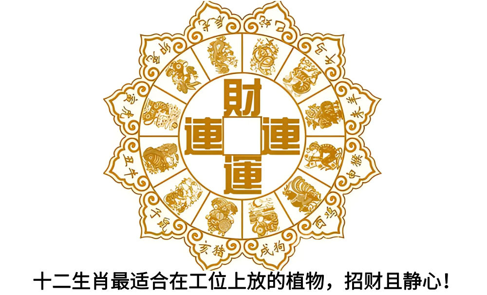 十二生肖最适合在工位上放的植物，招财且静心！
