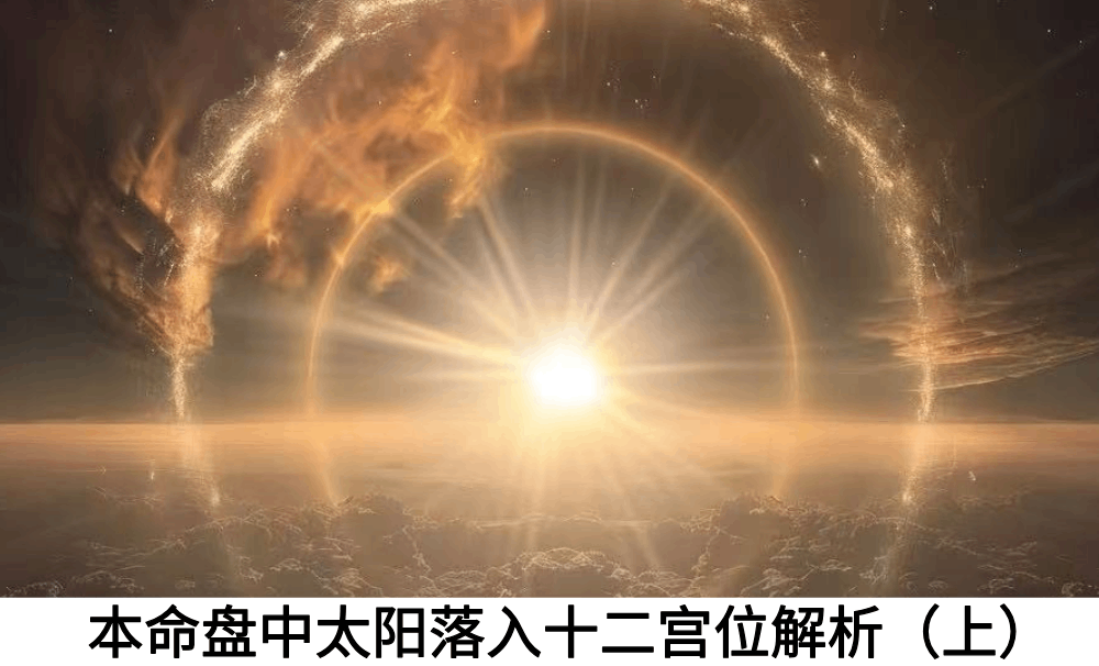 本命盘中太阳落入十二宫位解析(上)